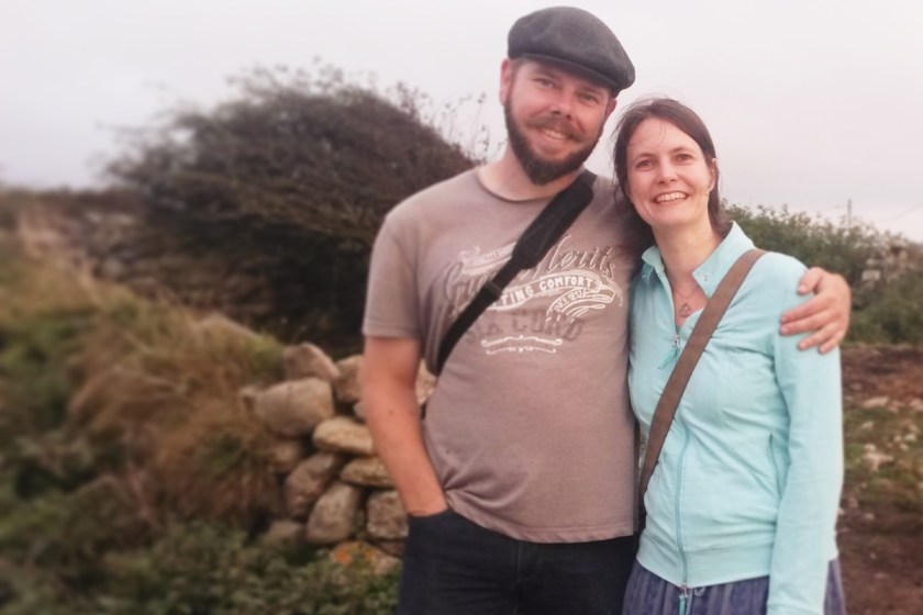 Laurien en Jeroen in Cornwall